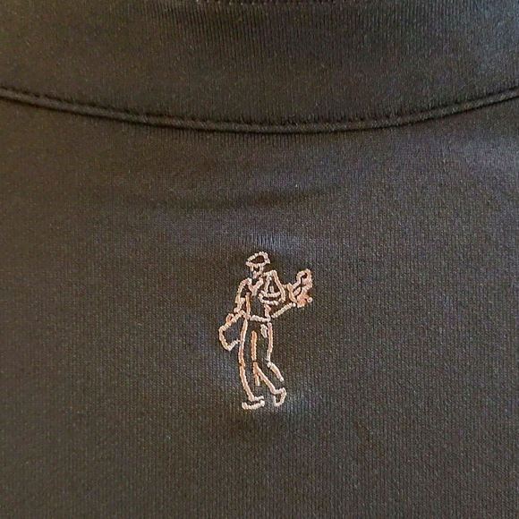 ⛳NWOT Men's Ashworth Lined 3/4 Zip Long Sleeve Pullover with Valley Brook Logo - Picture 3 of 6